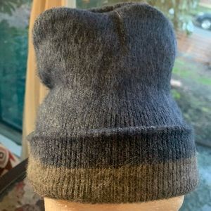 Blue & Gray Beanie Cap Hat Brand New Alpaca Ecuadorean Andean Mountain Comfy